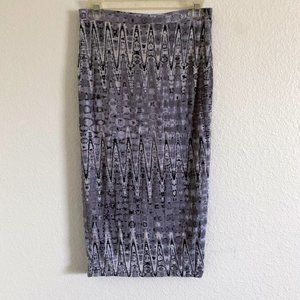 Boho Matty M Tie Dye Pencil Skirt